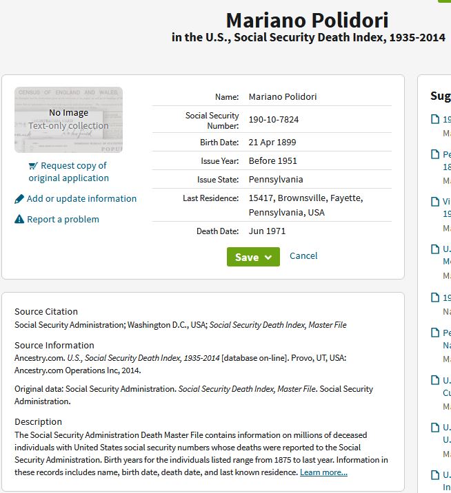 death cert